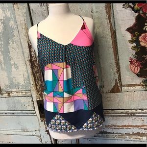 Oh, So Pretty Ovi Front-Pleated Cami Tank